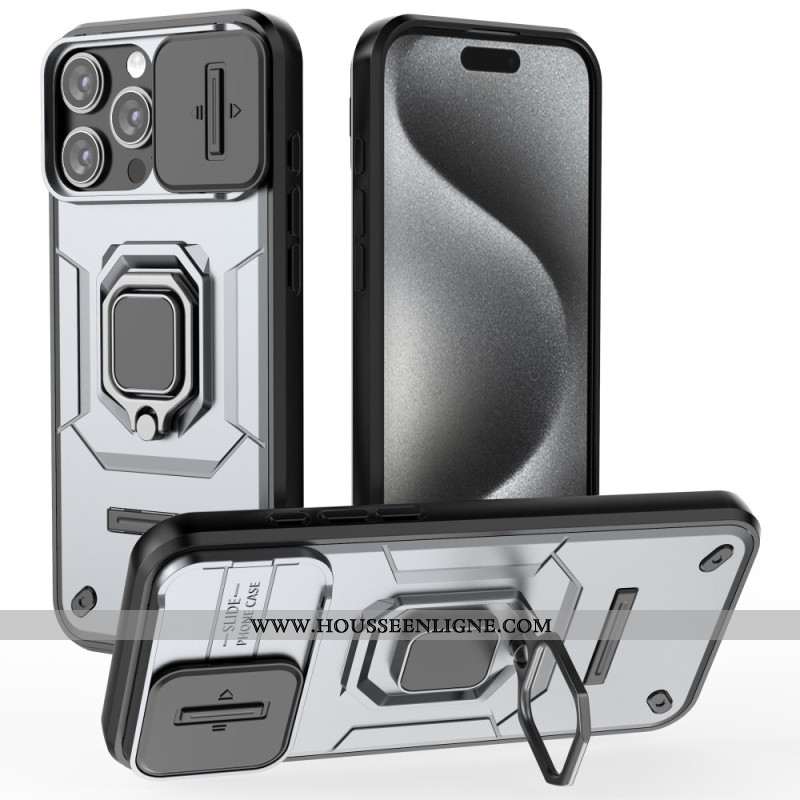 Coque iPhone 16 Pro Max Ring Résistante Protection Camshield