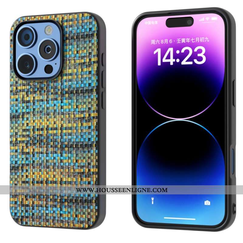 Coque iPhone 16 Pro Max Texture Plaid