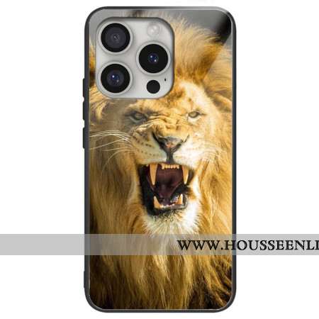 Coque iPhone 16 Pro Max Verre Trempé Lion