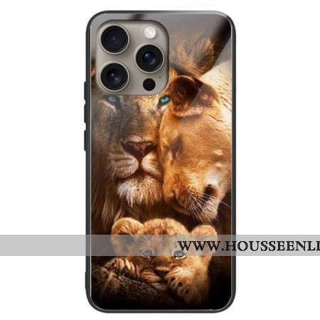 Coque iPhone 16 Pro Max Verre Trempé Lions