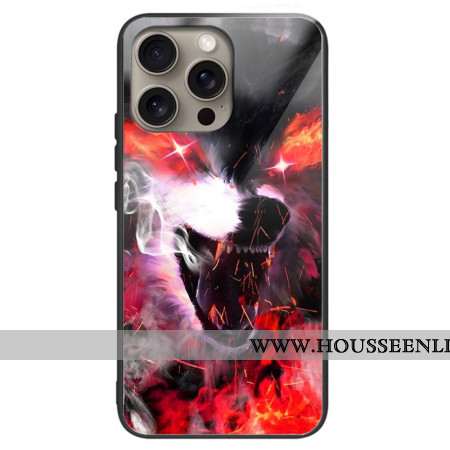 Coque iPhone 16 Pro Max Verre Trempé Loup Féroce