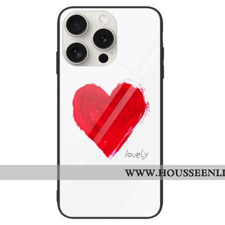 Coque iPhone 16 Pro Max Verre Trempé Lovely