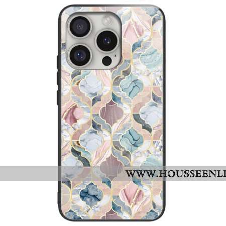 Coque iPhone 16 Pro Max Verre Trempé Motif Imprimé