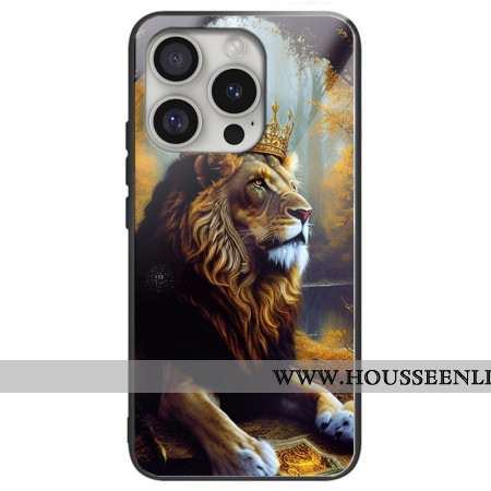 Coque iPhone 16 Pro Max Verre Trempé Roi Lion