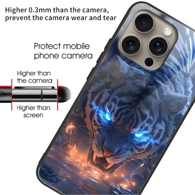 Coque iPhone 16 Pro Max Verre Trempé Tigre