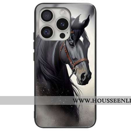 Coque iPhone 16 Pro Max Verre Trempé cheval