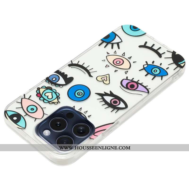 Coque iPhone 16 Pro Max Yeux