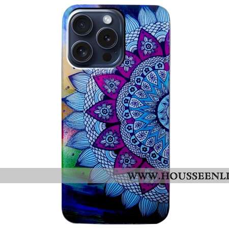 Coque iPhone 16 Pro Motif Mandala