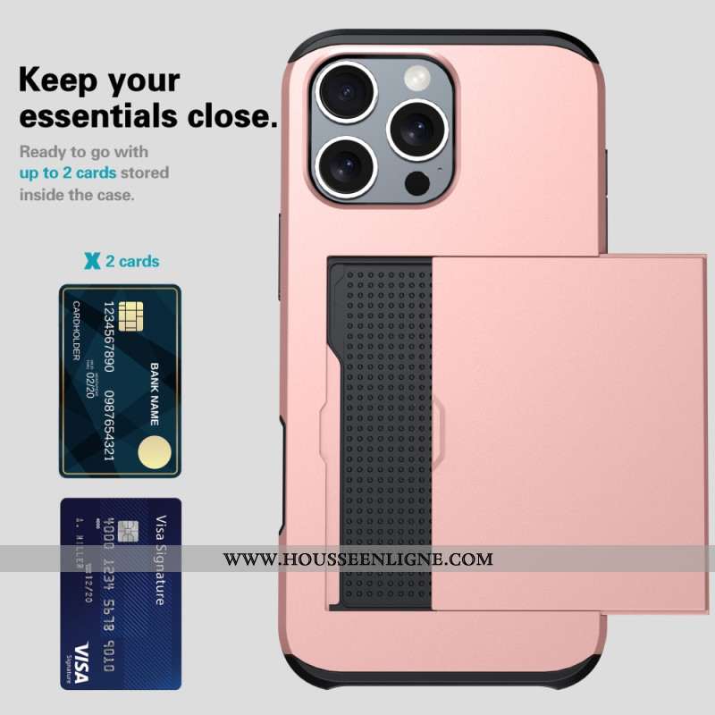 Coque iPhone 16 Pro Porte-Cartes Caché