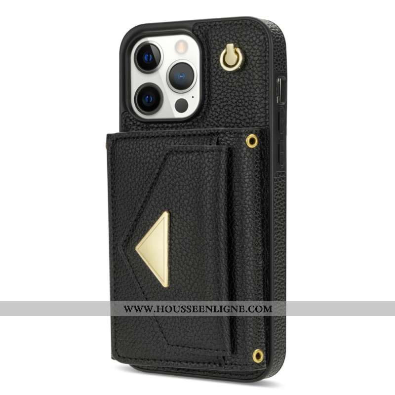 Coque iPhone 16 Pro Porte-Cartes et Lanière