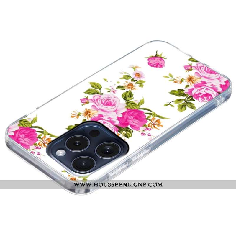 Coque iPhone 16 Pro Roses