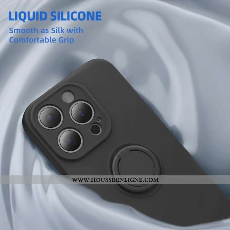 Coque iPhone 16 Pro Silicone Liquide à Lanière