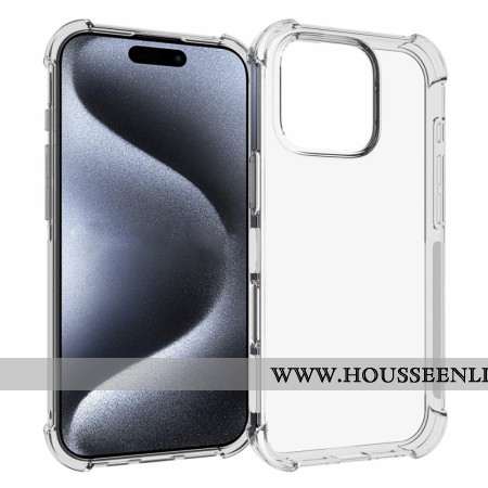 Coque iPhone 16 Pro Transparente Coins Renforcés Antidérapante