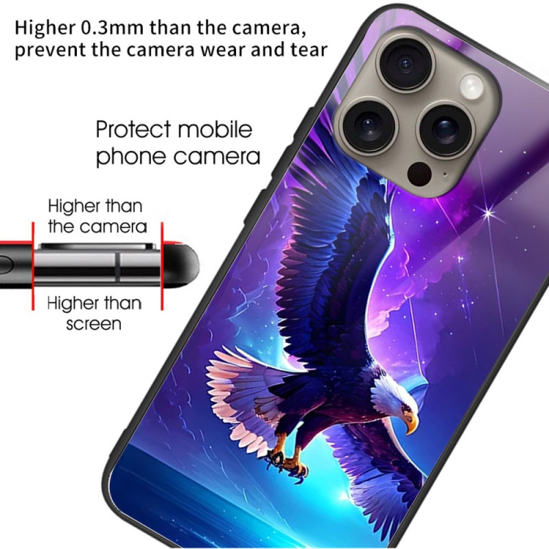 Coque iPhone 16 Pro Verre Trempé Aigle Volant