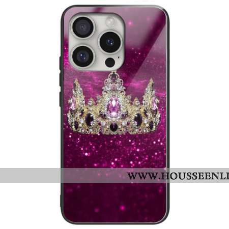 Coque iPhone 16 Pro Verre Trempé Couronne Royale