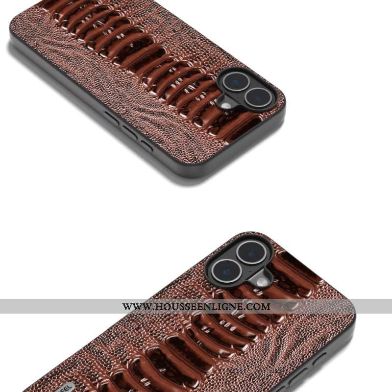 Coque iPhone 16 Style Crocodile