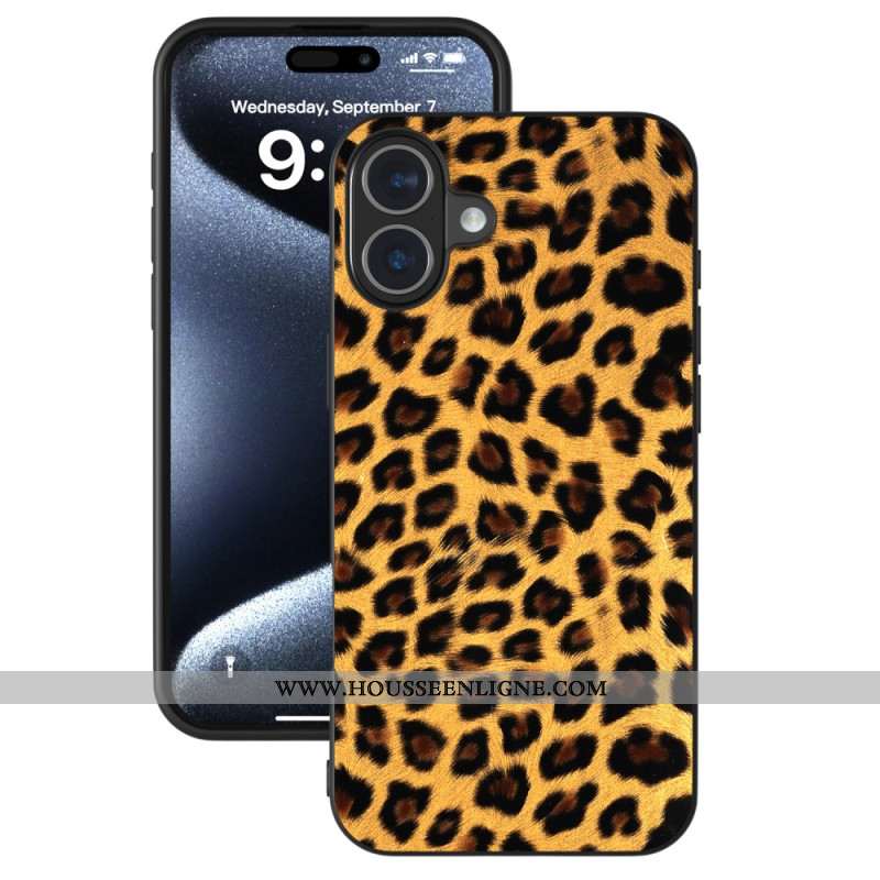 Coque iPhone 16 Style Léopard