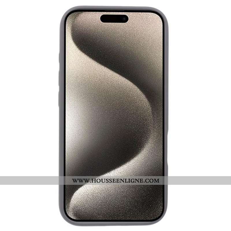 Coque iPhone 16 Support Intégré et Porte-Anneau Rotatif