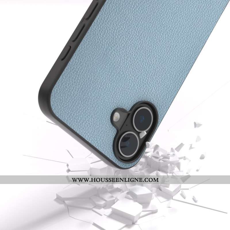 Coque pour iPhone 16 Plus Texture Litchi ABEEL