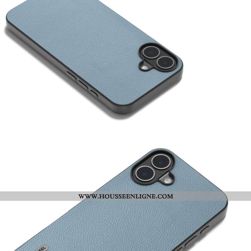 Coque pour iPhone 16 Plus Texture Litchi ABEEL