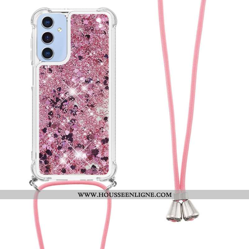 Coque à Cordon Samsung Galaxy A15 5G Paillettes