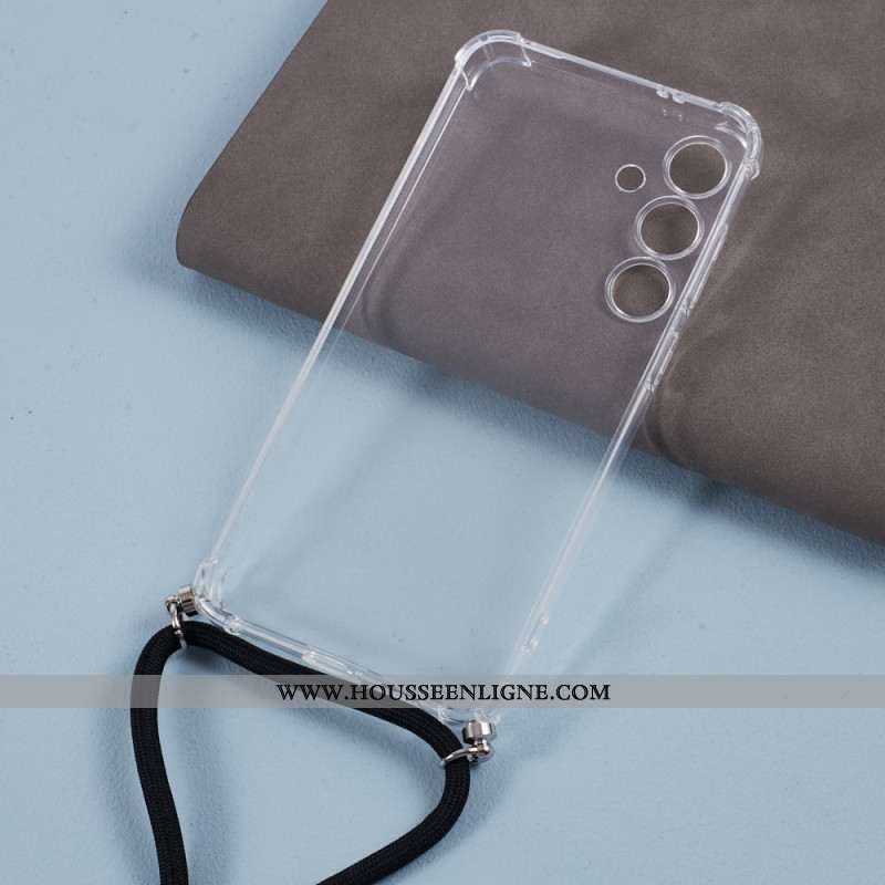 Coque à Cordon Samsung Galaxy S24 Plus 5G Transparente