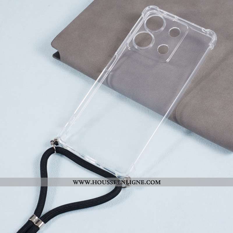 Coque à Cordon Xiaomi Redmi Note 13 5G Transparente