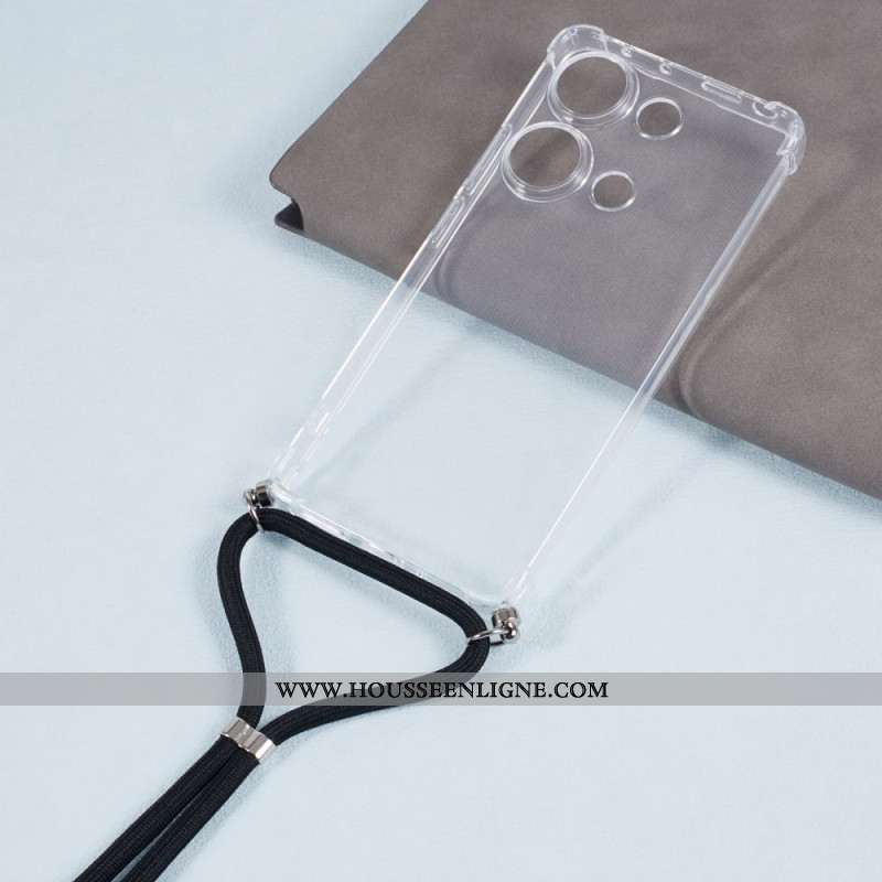 Coque à Cordon Xiaomi Redmi Note 13 Pro 4G / Poco M6 Pro 4G Transparente