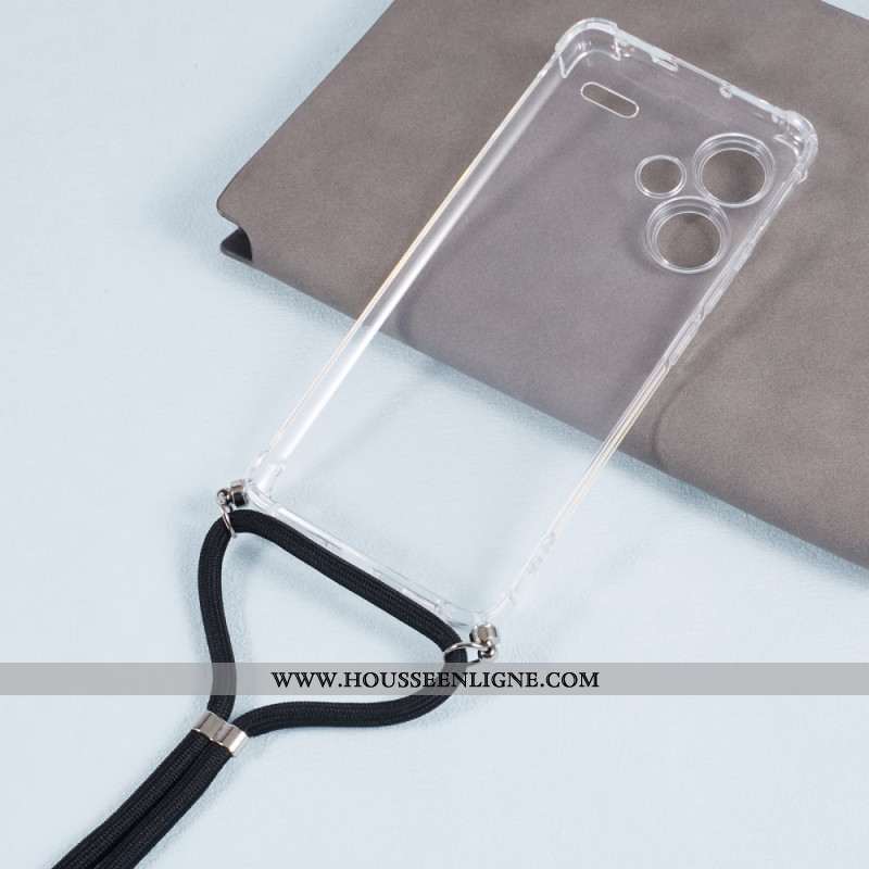 Coque à Cordon Xiaomi Redmi Note 13 Pro Plus 5G Transparente