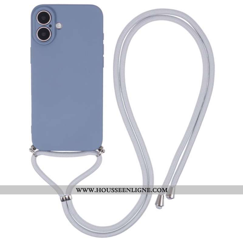 Coque à Cordon iPhone 16 Plus Silicone