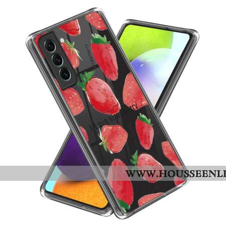 Coque à motif pour Samsung Galaxy S24 Plus Fraises