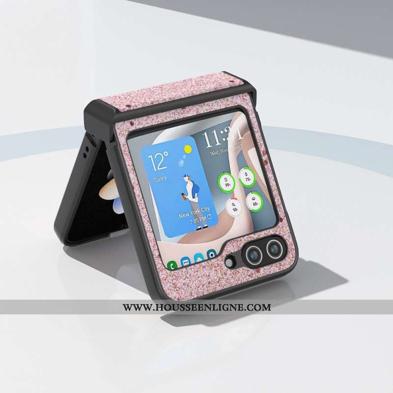 CoquebSamsung Galaxy Z Flip 6 Surface Scintillante ABEEL