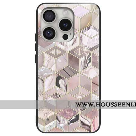 Coques iPhone 16 Pro Verre Trempé Blocs Marbre