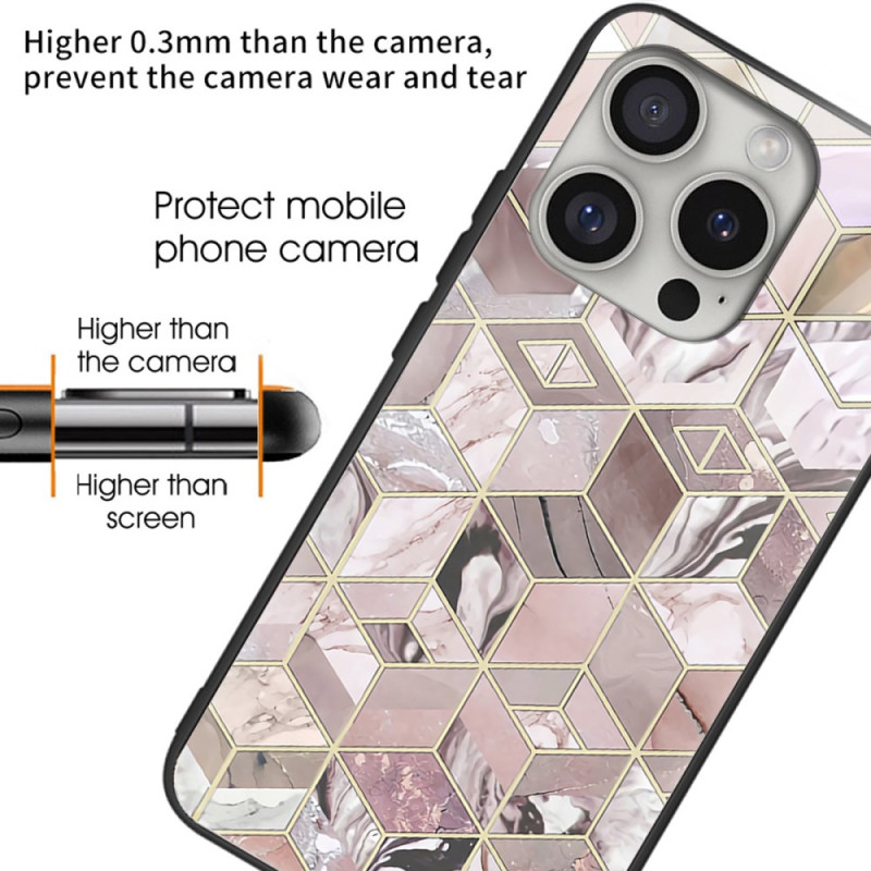 Coques iPhone 16 Pro Verre Trempé Blocs Marbre