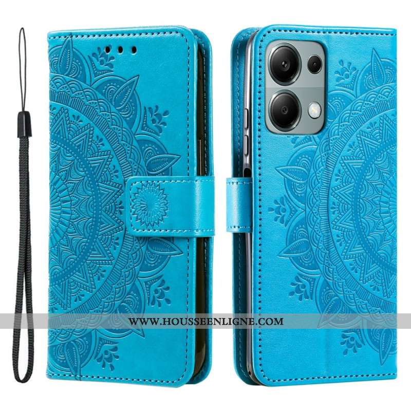 Etui Portefeuille Pour Xiaomi Redmi Note 13 Pro 4G / Poco M6 Pro 4G Avec Motif Mandala