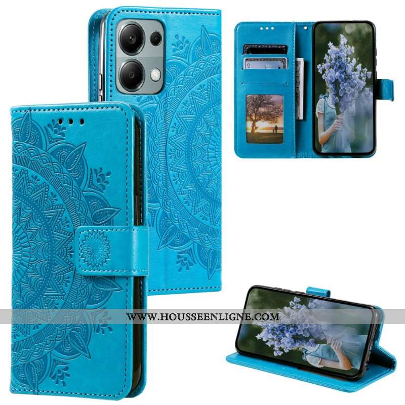 Etui Portefeuille Pour Xiaomi Redmi Note 13 Pro 4G / Poco M6 Pro 4G Avec Motif Mandala