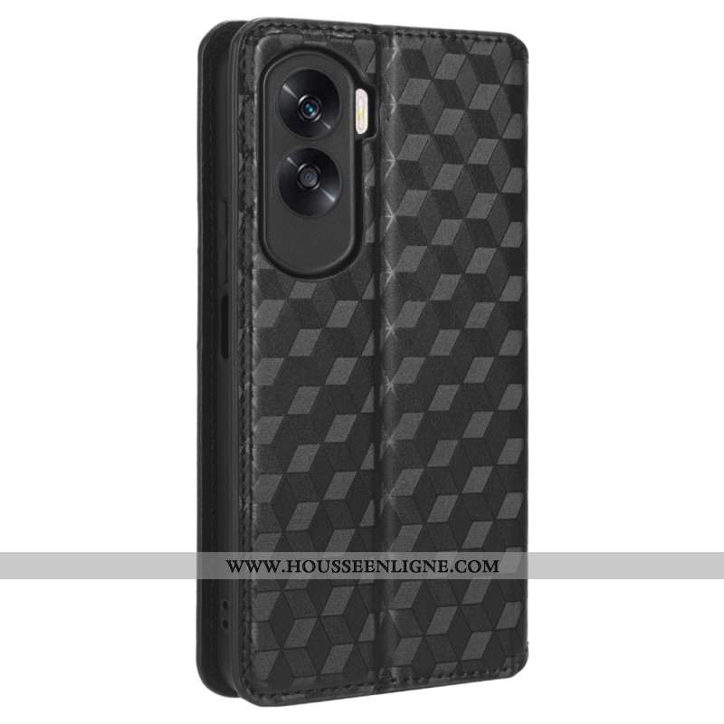 Flip Cover Honor 90 Lite Design 3D