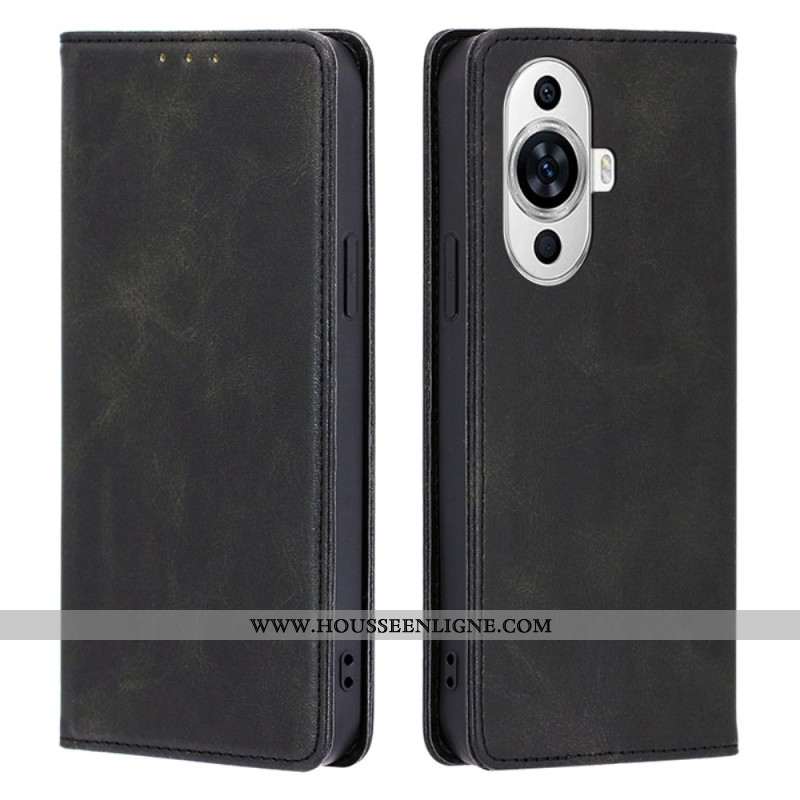 Flip Cover Huawei Nova 12S Texture Veau