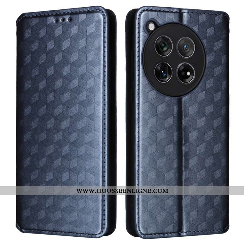 Flip Cover OnePlus 12R 5G Motif Losanges