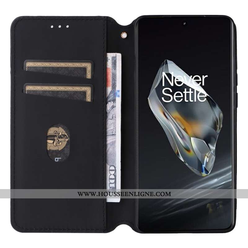 Flip Cover OnePlus 12R 5G Motif Losanges