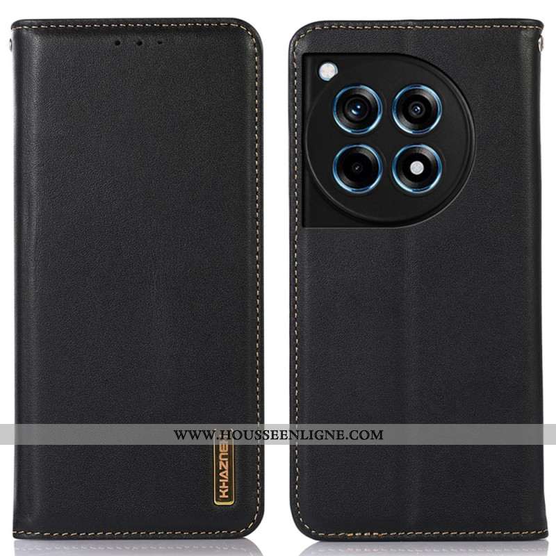 Flip Cover OnePlus 12R Cuir KHAZNEH