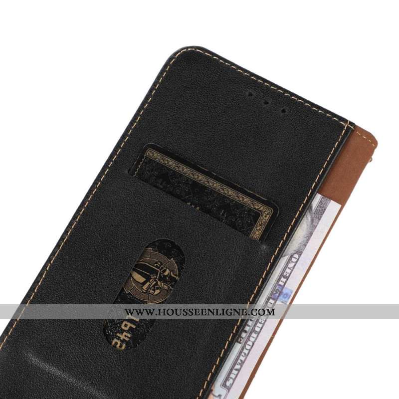 Flip Cover OnePlus 12R Cuir KHAZNEH