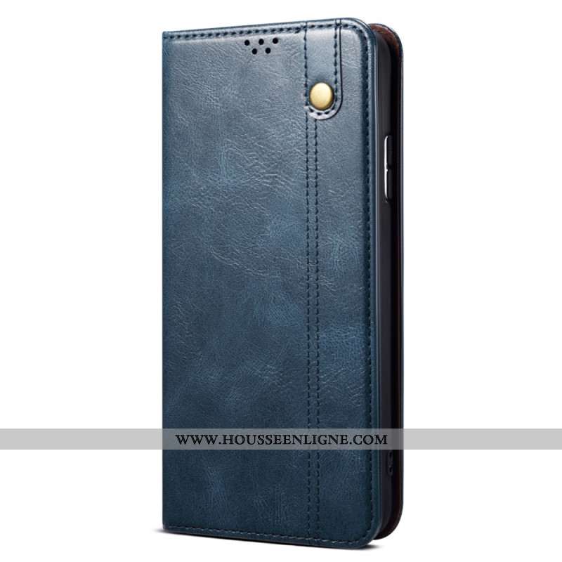 Flip Cover OnePlus 12R Simili Cuir Ciré