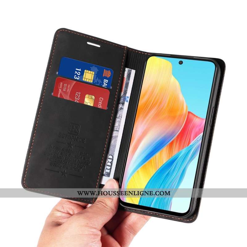 Flip Cover Oppo A98 5G Blocage RFID BETOPNICE