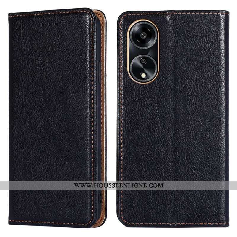 Flip Cover Oppo A98 5G Style Cuir