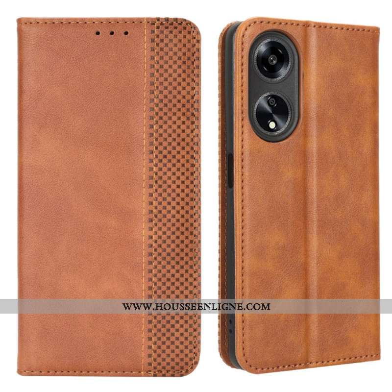 Flip Cover Oppo A98 5G Vintage