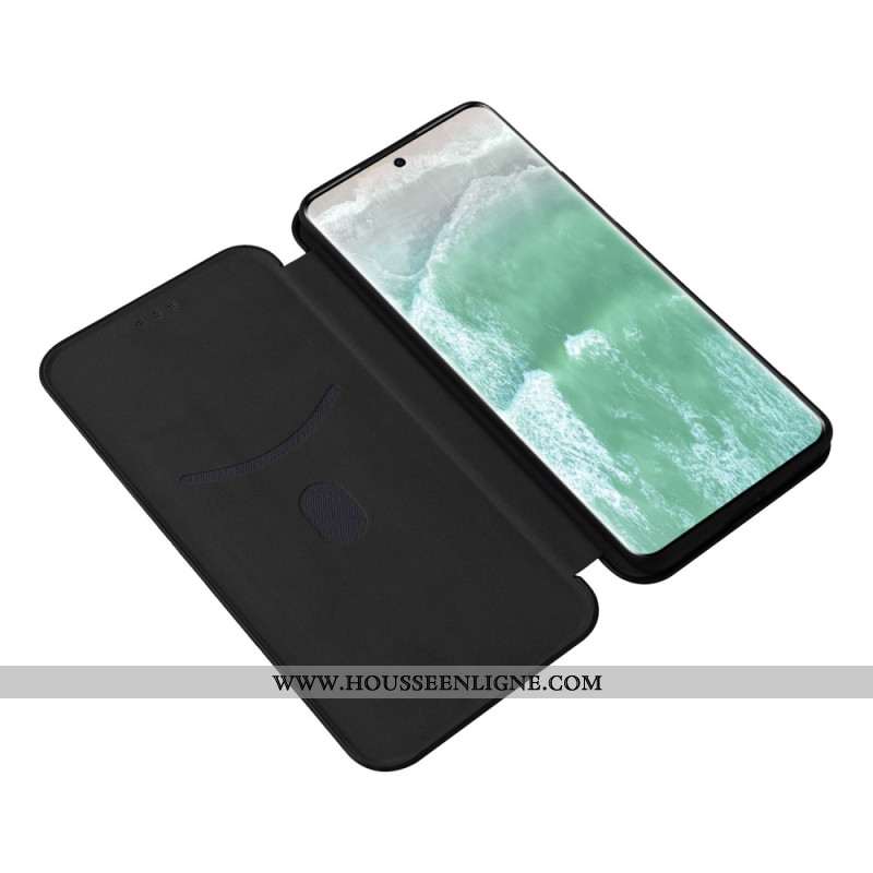 Flip Cover Oppo Reno 11 5G Fibre Carbone