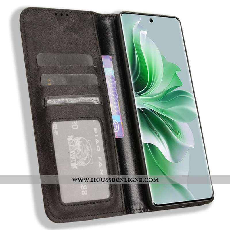 Flip Cover Oppo Reno 11 5G Rétro