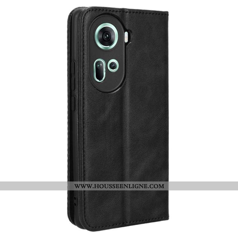 Flip Cover Oppo Reno 11 5G Rétro