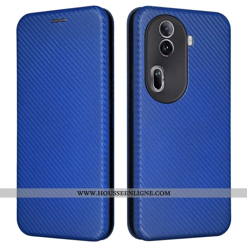 Flip Cover Oppo Reno 11 Pro 5G Fibre Carboone